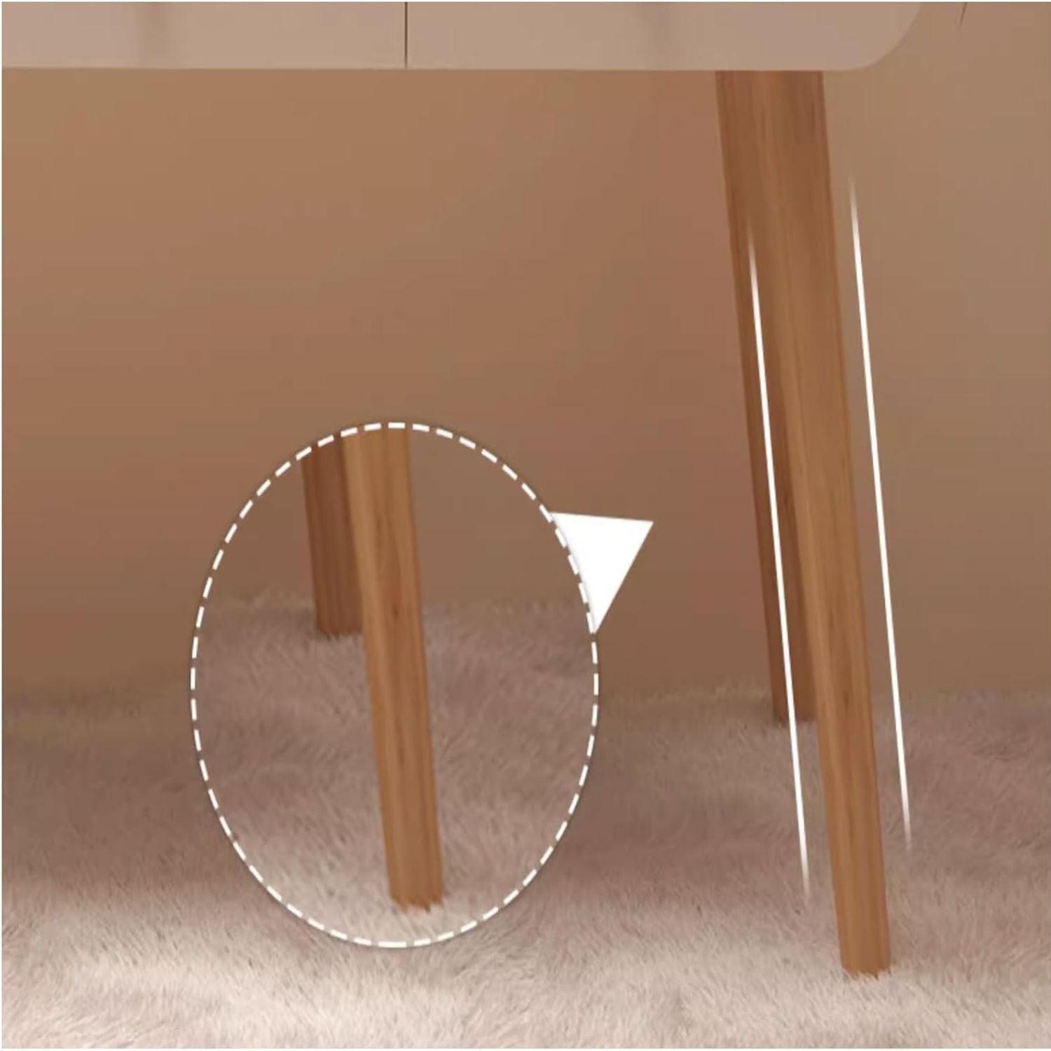 Masa toaletă cu oglindă LED tactilă, cu rafturi și sertare – MDF + lemn masiv, alb/gri, 100x120x40 cm