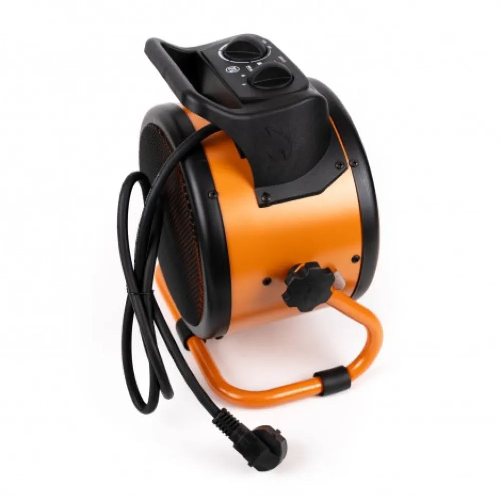 Aeroterma Electrica cu Rezistenta Ceramica, 220V, 3 trepte putere, flux aer 250 m³/h