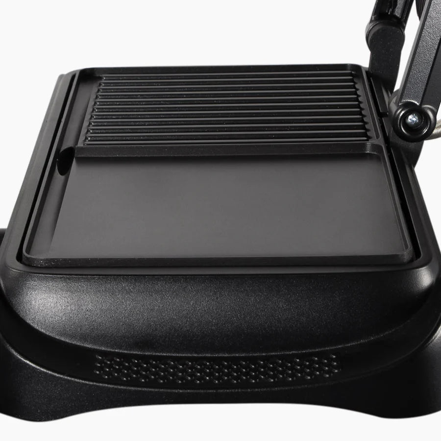 Grill și plită electrică 2 în 1 RAF  R.2695 – Putere 1600W, suprafata antiaderenta, temperatura reglabila, culoare negru