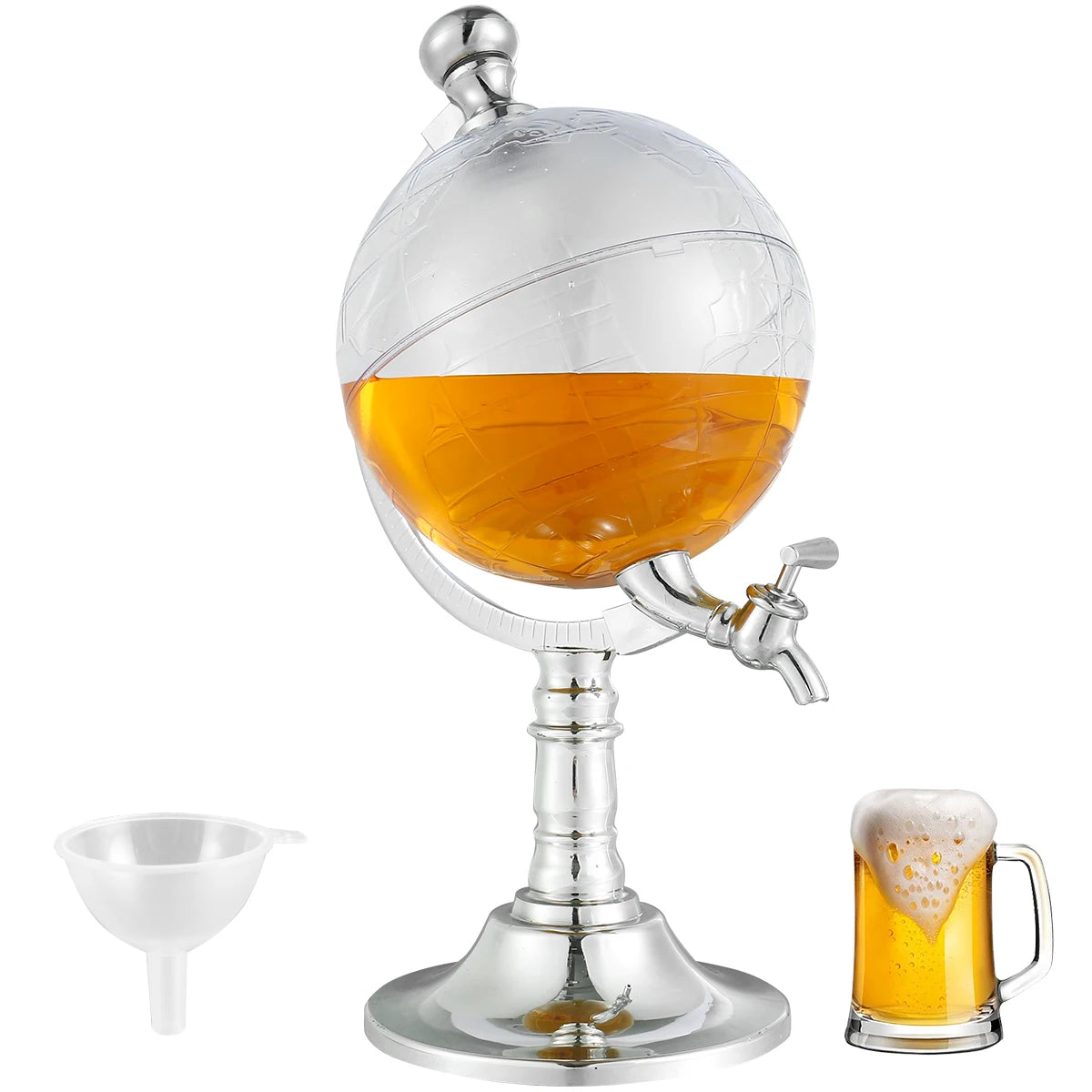 Dispenser de bauturi in forma de Glob Pamantesc