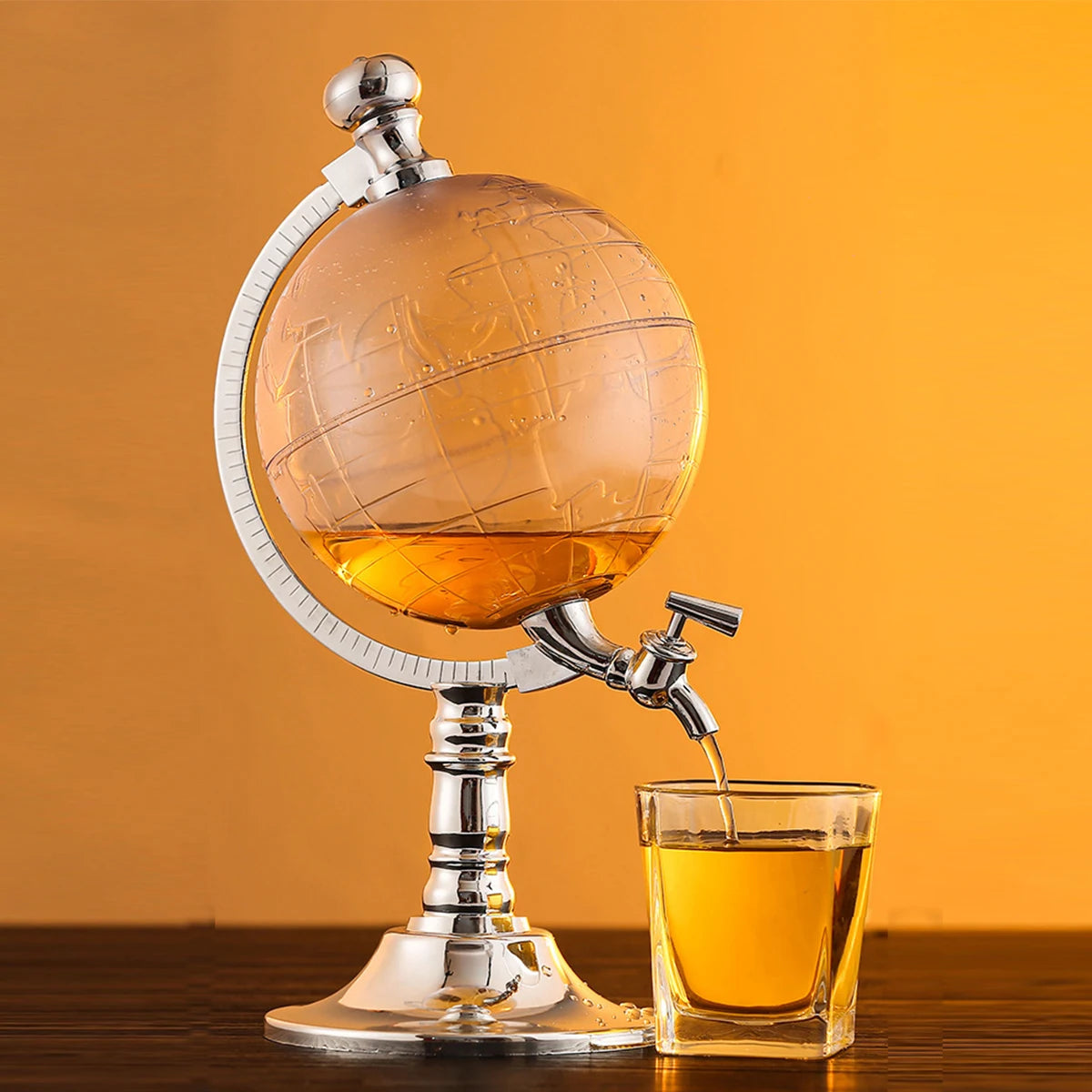 Dispenser de bauturi in forma de Glob Pamantesc