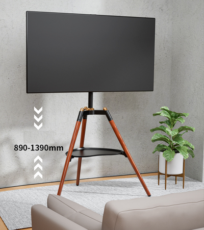 Suport TV rotativ, tip trepied, pentru podea, TV 32-65 inch