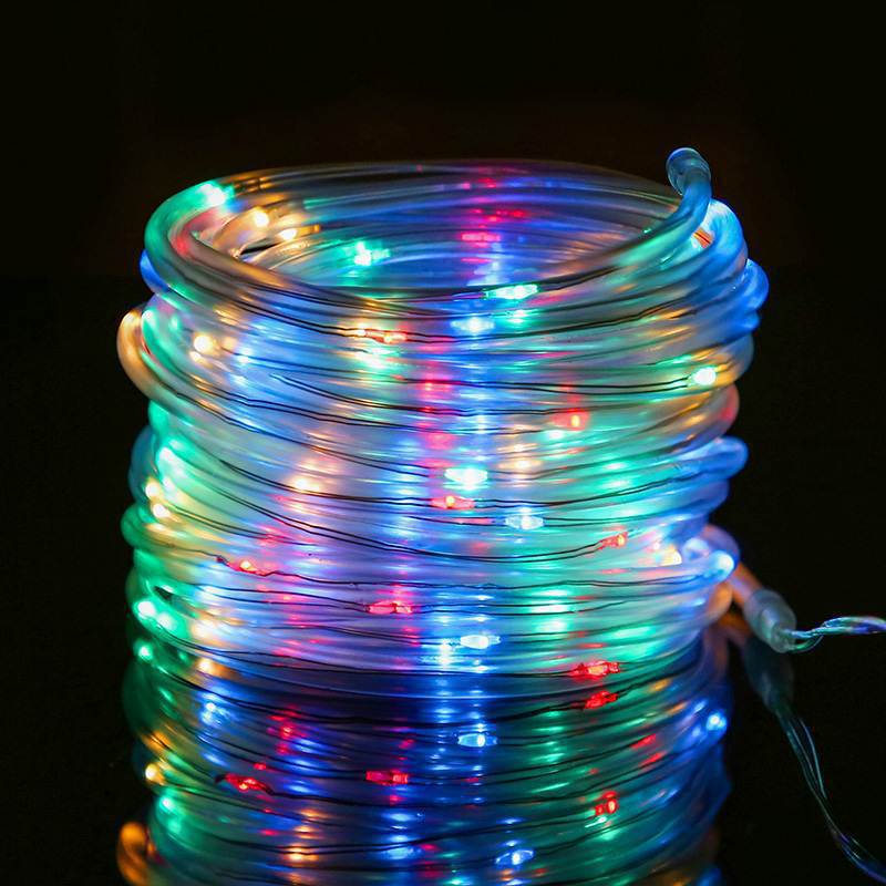 Ghirlanda Luminoasa Decorativa 50m cu 500 LEDuri Tip Furtun, de Exterior