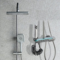 Coloana de Dus Smart, Afisaj LED Ceas, Grade, Control Termostatic, 4 Moduri de Pulverizare,Lumini LED, Materiale Premium