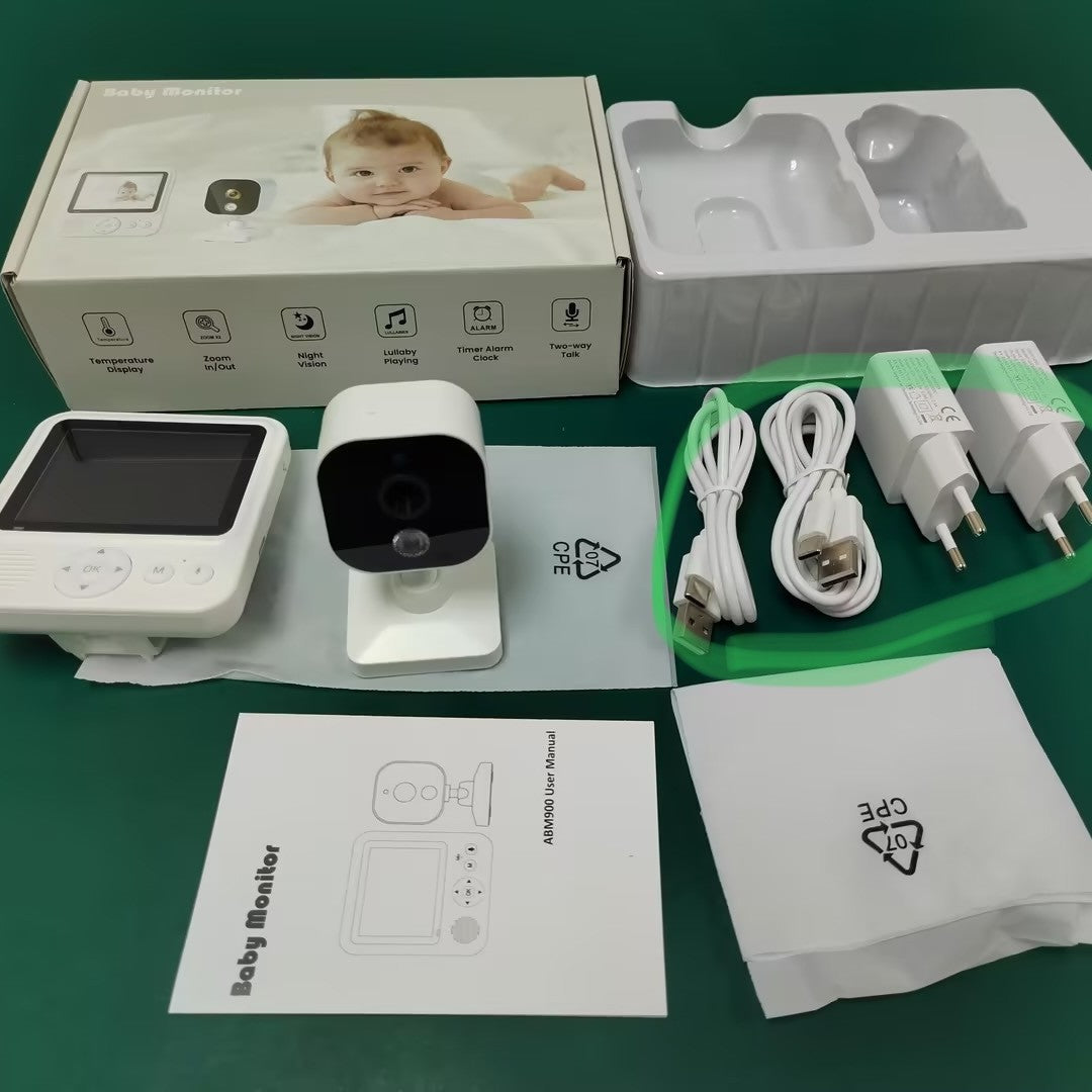 Monitor video wireless pentru bebelusi cu ecran IPS 2.8" – vedere nocturna, VOX, comunicare bidirectionala