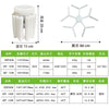 Bec LED 50W cu 4 brate mobile ajustabile