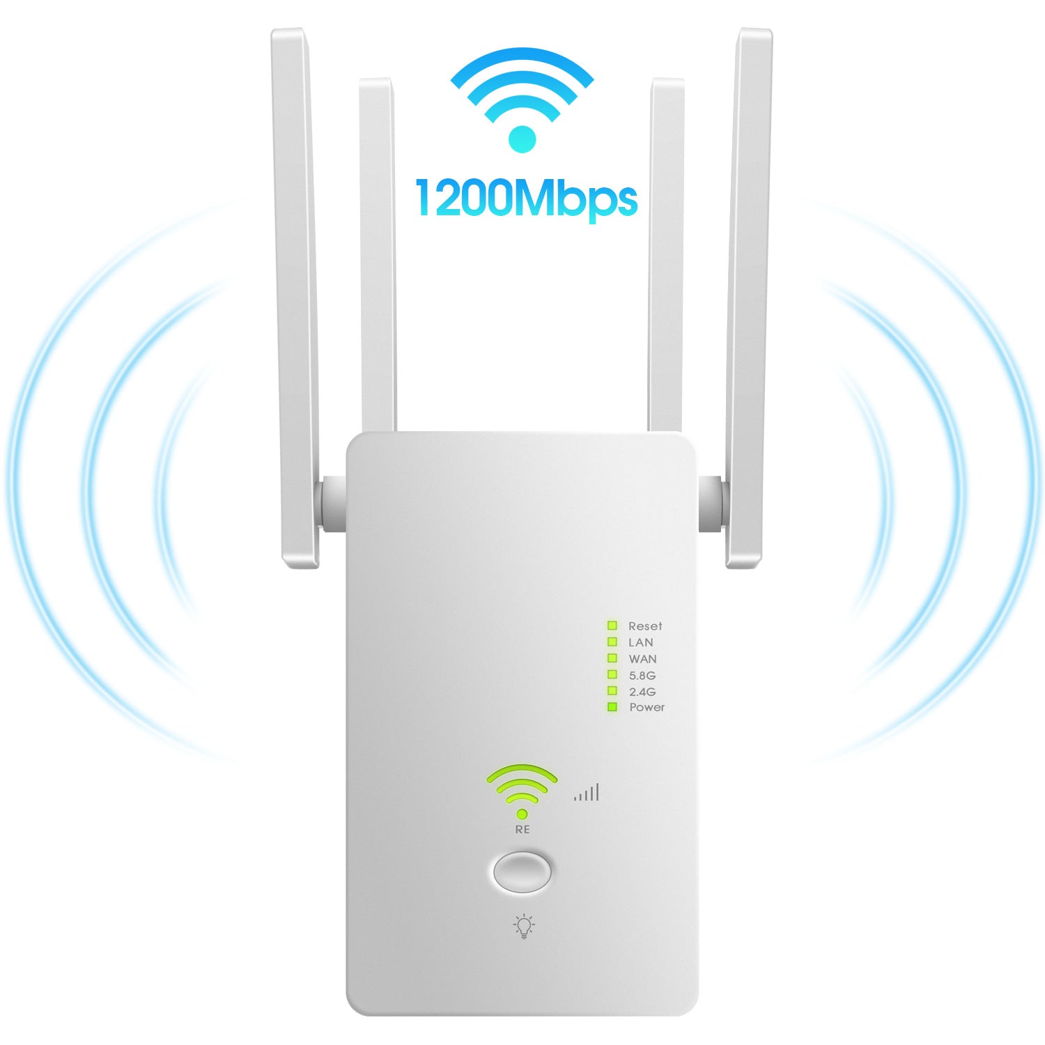 Amplificator retea, Router, WiFi Repeater, Booster, Extender, Dual Band, Gigabit, 1200MB