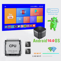 Proiector Smart Home Cinema, Android, Full HD 1080p, WiFi Dual Band, Bluetooth 4.0, Keystone, Boxe HiFi - imagine 6