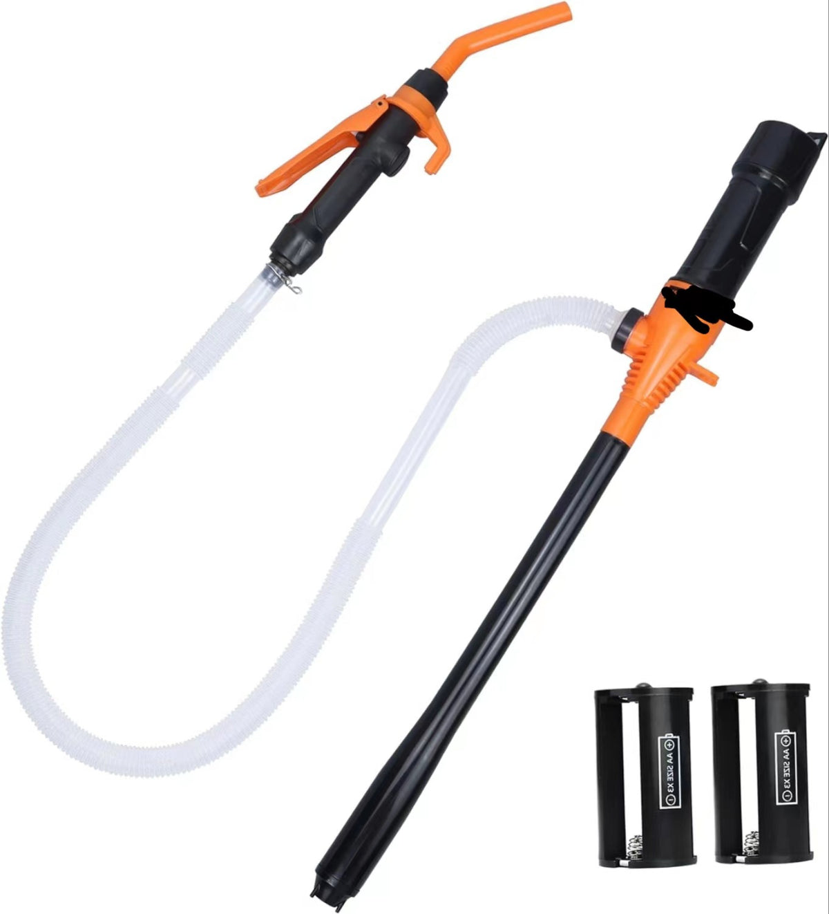 Pompa electrica transfer lichide 97,7 cm – cu furtun 89,9 cm, alimentare pe baterii