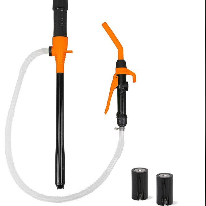 Pompa electrica transfer lichide 97,7 cm – cu furtun 89,9 cm, alimentare pe baterii