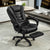 Scaun de Birou Ergonomic Directorial, Piele Ecologică, Recliner și Suport pentru Picioare
