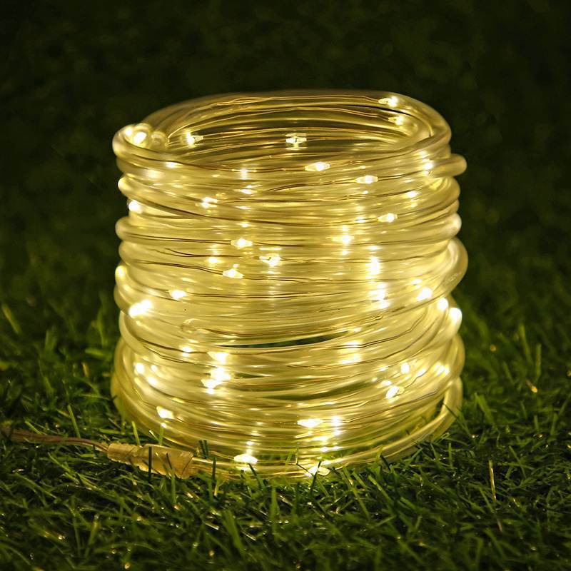 Ghirlanda Luminoasa Decorativa 50m cu 500 LEDuri Tip Furtun, de Exterior