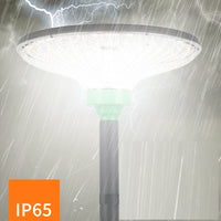 Lampa solara LED 200W, iluminare inteligenta in 3 culori, telecomanda si stalp inclus - imagine 9