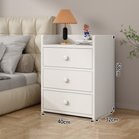 Noptiera minimalista din PAL cu 2 sau 3 sertare - imagine 10