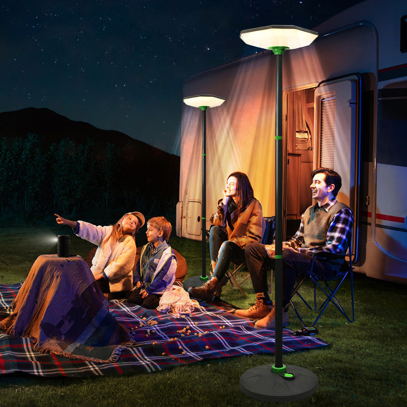 Lampa solara LED 200W, iluminare inteligenta in 3 culori, telecomanda si stalp inclus