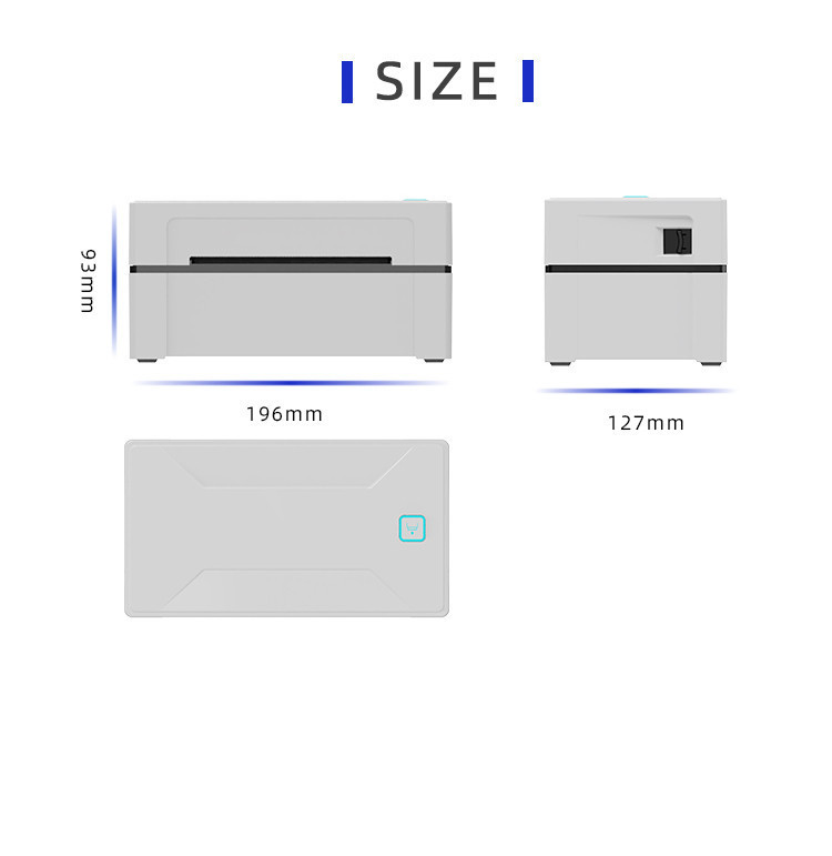 Imprimanta termica pentru etichete AWB, conexiune wireless si USB