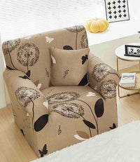 Husa fotoliu din bumbac elastic 90-140 cm - imagine 3