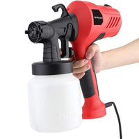 Pistol Electric de vopsea cu 1 acumulator de 48v, 1000ml - 3 moduri de pulverizare, ideal pentru tavane, pereti si garduri