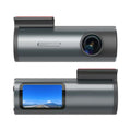 Camera auto DVR duala 4K fata + 1080P spate, WiFi, senzor G, unghi 140°, modul parcare 24H, ecran 1.5 inch
