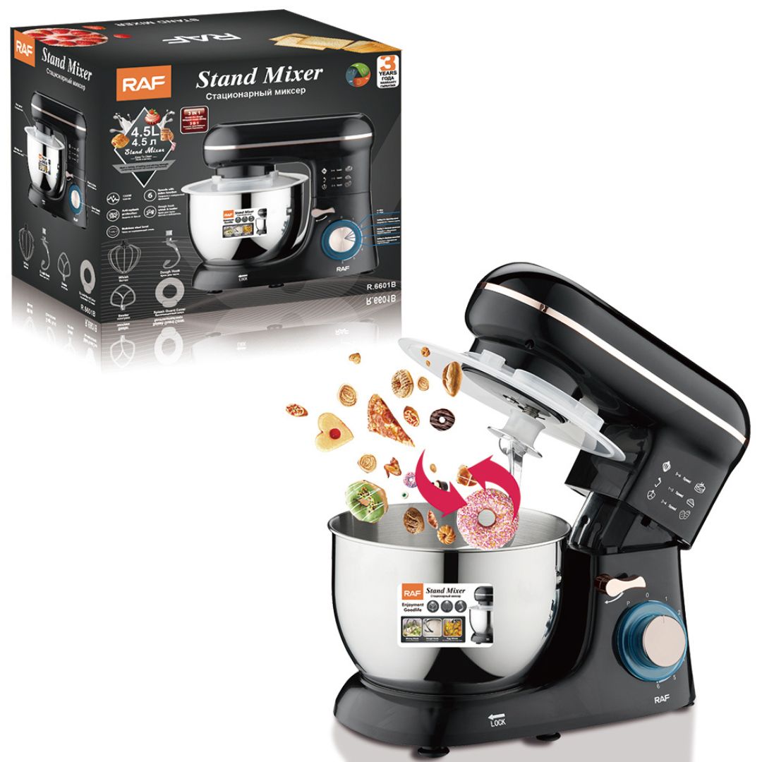 Robot de bucatarie 3-in-1 cu bol inox si 6 viteze