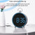 Ceas desteptator digital LED 4,4" cu afisaj color, comanda vocala si alarme personalizabile - trezeste ecranul prin bataie din palme
