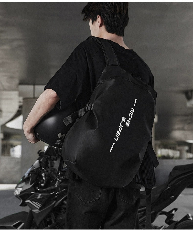Rucsac Moto 35L impermeabil, compartiment casca & design urban