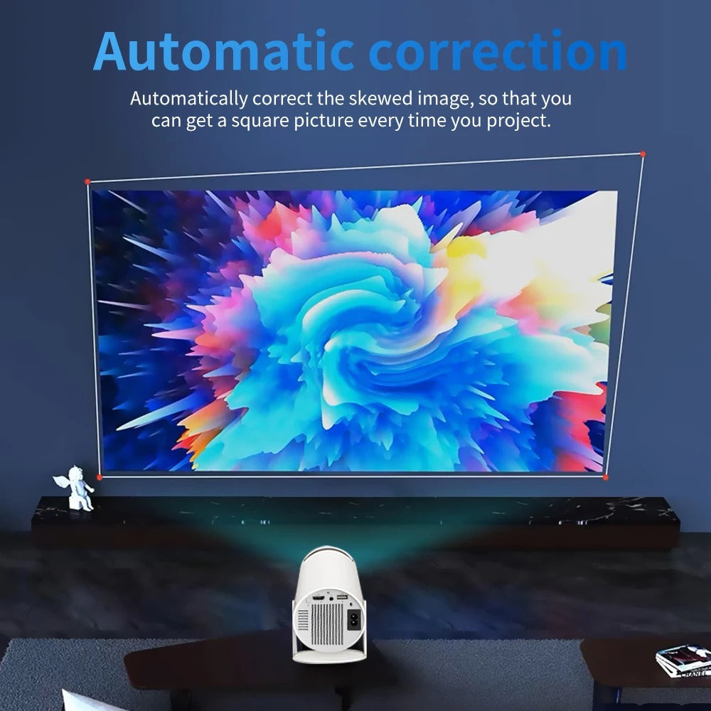 Mini videoproiector smart Magcubic HY300 Pro+ 4K, Android 11, WiFi 6, BT 5.4, Gamepad inclus