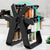 Set 18 recipiente condimente cu suport rotativ, 34x23 cm, pivotant 360°,  negru
