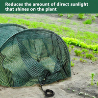 Tunel protectie plante 300x45 cm – plasa umbrire cu arcuri otel galvanizat - imagine 3
