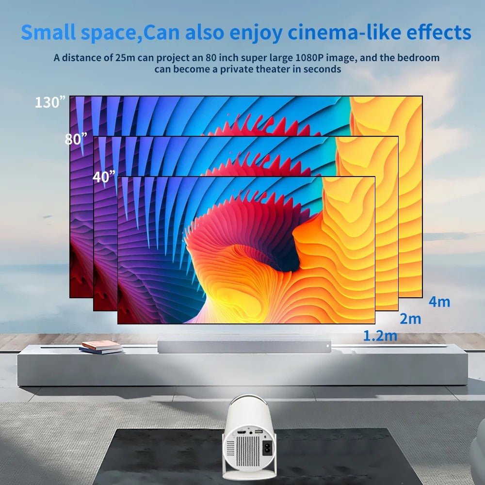 Mini videoproiector smart Magcubic HY300 Pro+ 4K, Android 11, WiFi 6, BT 5.4, Gamepad inclus