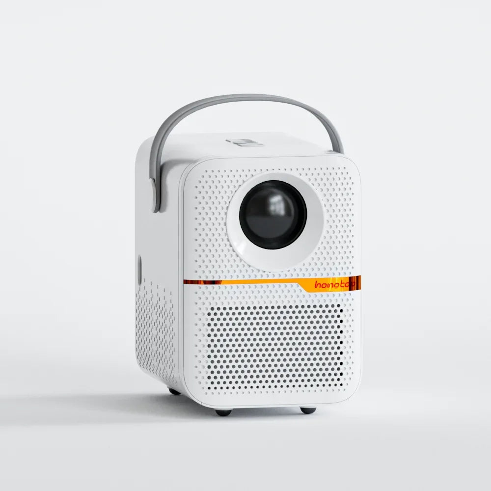 Videoproiector portabil P10 – decodare 6K, Android 10, 240 ANSI, Wireless