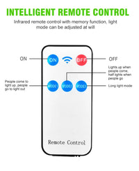 Lampa solara dubla pentru perete cu senzor de miscare si telecomanda 192 LED, JD-2219A - imagine 7