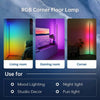 Lampa de podea LED corner 120 cm Wi-Fi (3 segmente)