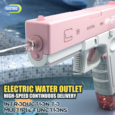 Pistol electric cu jet de apa, 2 incarcatoare, incarcare USB