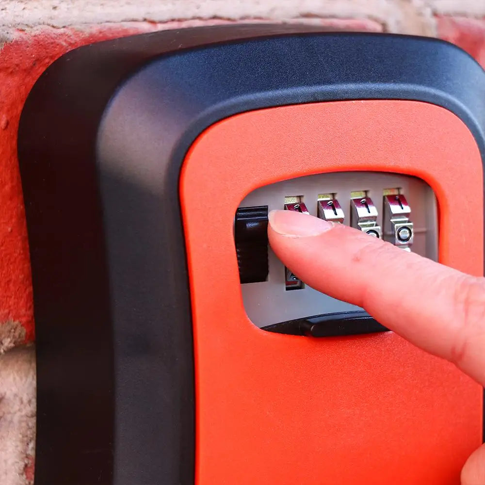 Mini seif pentru pastrat chei sau obiecte mici cu inchidere cu cifru