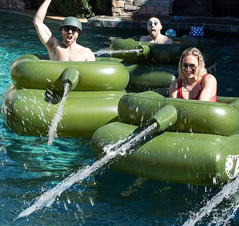 Tanc gonflabil piscina 160x110x60 cm cu pistol apa si patch din PVC 0.25mm