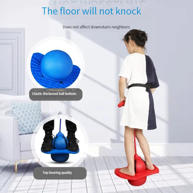 Jucarie de sarituri anti-alunecare pentru copii cu mâner de prindere ușoara, 38 x 80 cm