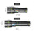 Lanterna profesionala cu led laser, 5km raza actiune, 30000 lumeni, 6 moduri luminare, 90W, incarcare USB-C, baterii incluse