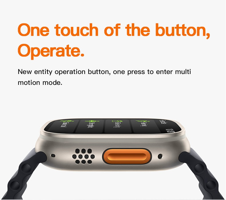 Ceas inteligent SmartWatch Z68 Ultra, compatibil cu orice telefon, apel Bluetooth, incarcator wireless, metal