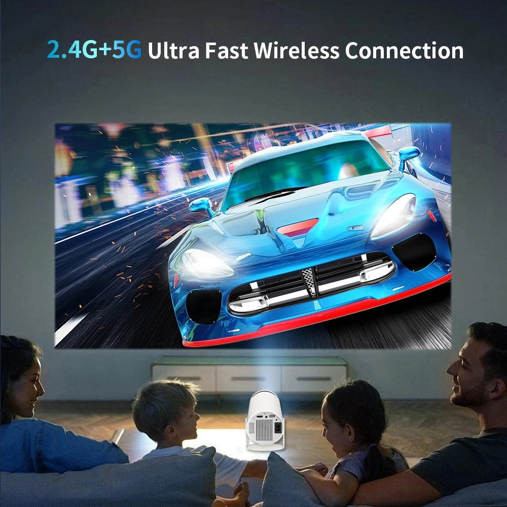 Mini videoproiector smart Magcubic HY300 Pro+ 4K, Android 11, WiFi 6, BT 5.4, Gamepad inclus