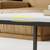 RESIGILAT - Masuta de cafea dreptunghiulara, minimalista, design nordic, aspect marmura alba, 120x60x43cm