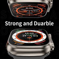 Ceas inteligent SmartWatch Z68 Ultra, compatibil cu orice telefon, apel Bluetooth, incarcator wireless, metal - imagine 11