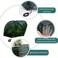 Tunel protectie plante 300x45 cm – plasa umbrire cu arcuri otel galvanizat - imagine 10