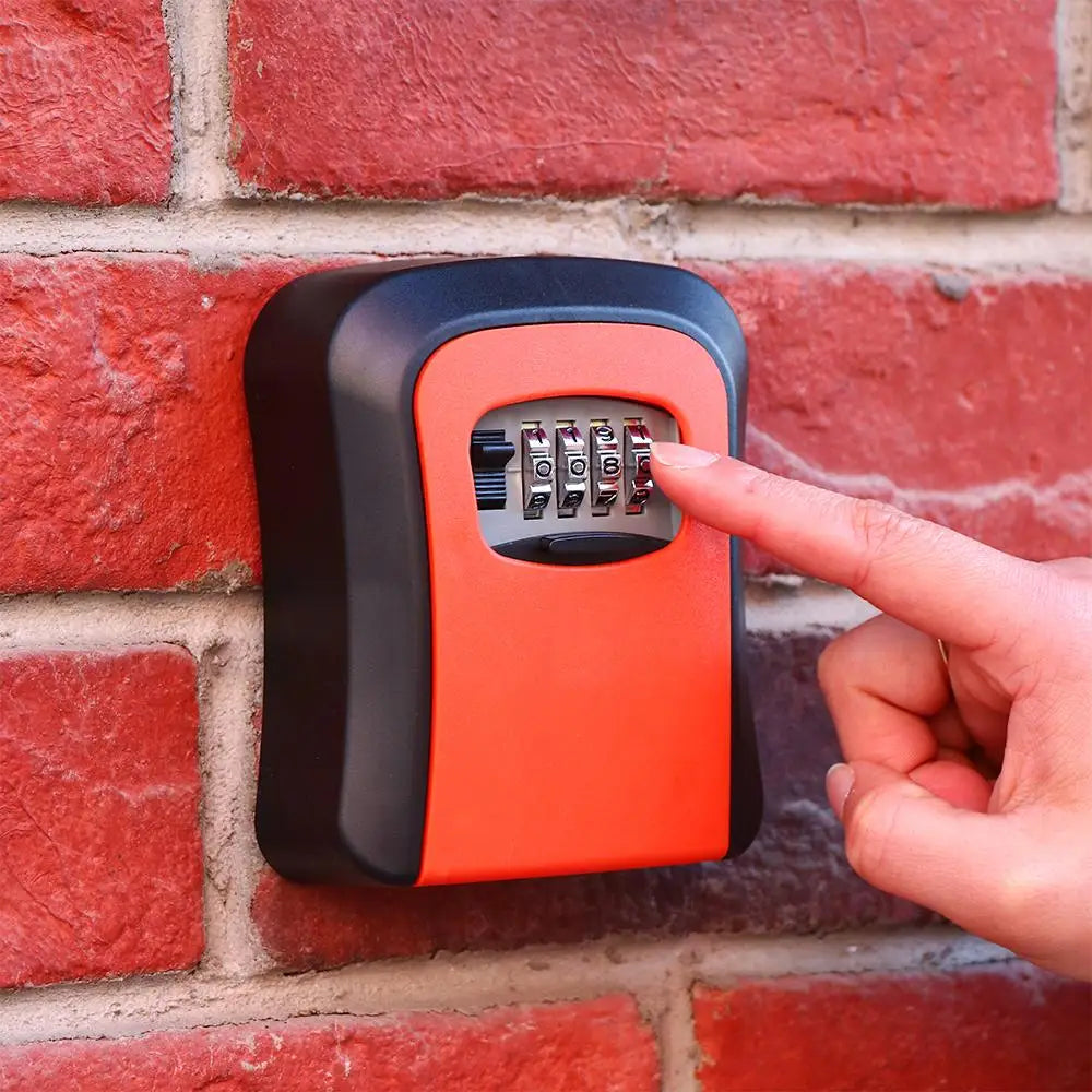 Mini seif pentru pastrat chei sau obiecte mici cu inchidere cu cifru
