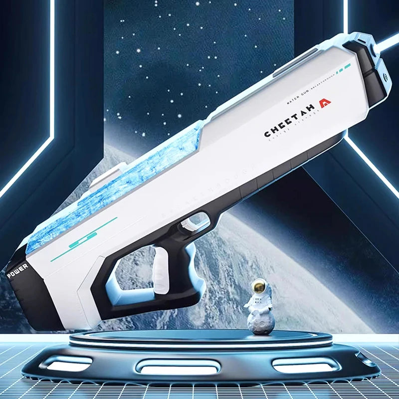 Pistol apa electric Cheetah 54x6x20 cm – tragere automata, baterie USB, raza 12 m
