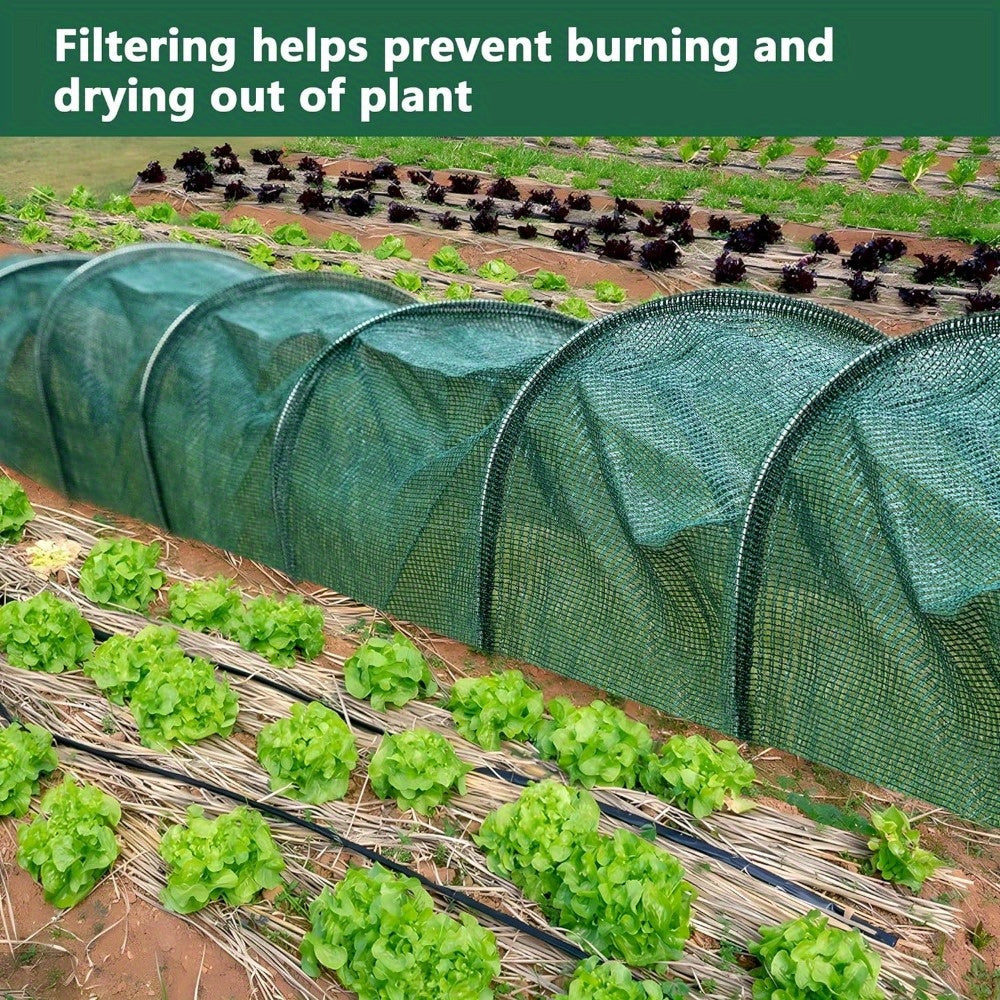 Tunel protectie plante 300x45 cm – plasa umbrire cu arcuri otel galvanizat