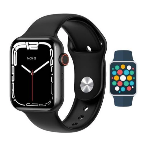 RESIGILAT - Ceas Smart I8 Promax, apeluri/sms/social media, monitorizare, somn, ritm cardiac, muzica, rezistent la apa