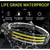 Lanterna cap LED, 1200 lumeni, Senzor de miscare, 5 Moduri lumina, Negru