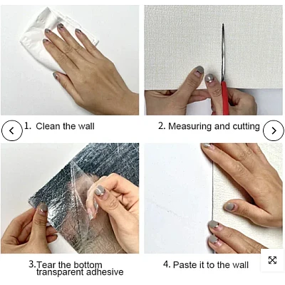 Rola Tapet 3D Autoadeziv model relief 280 x 50 cm, moale la atingere, rezistent la apa