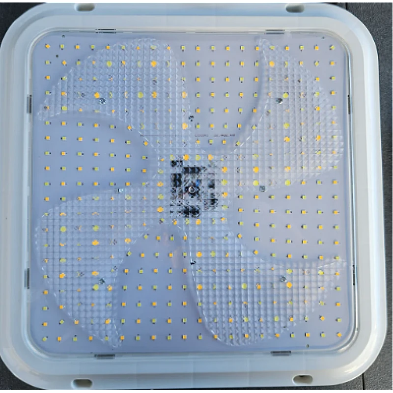 Aplica LED 100W, 200W sau 300W cu Panou Solar, Interior/Exterior, Plafoniera Patrata, Lumina Rece/Calda